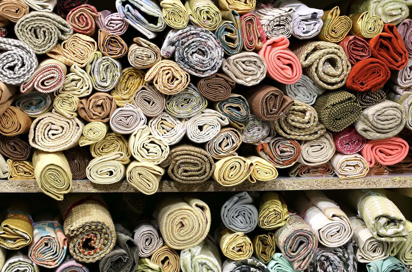 Výprodej tkaniny (ilustrativní foto)